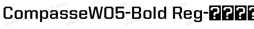 CompasseW05-Bold Reg字体转换